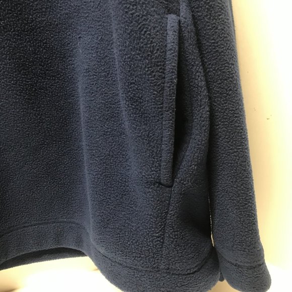 J. Crew Factory Sherpa Button-Front Tunic in Antique Navy - Picture 10 of 12